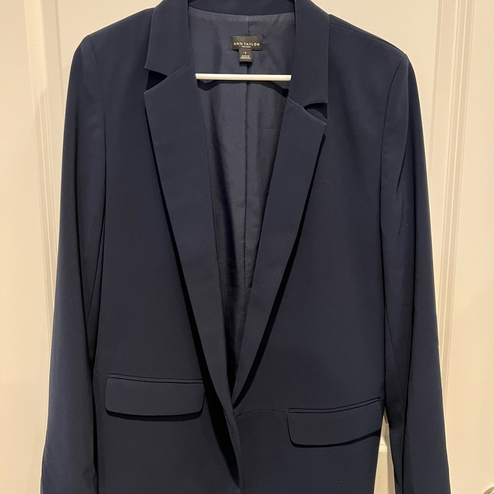 Ann Taylor navy blazer